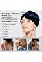Migraine Ice Head Wrap, Form Fitting Gel Ice Headache Migraine Relief Hat - 7
