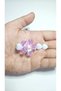 Set of 3 Stylish Hair Clips with Pearl and Flower Design with Shiny Stones - Elegant & Sparkling Design - 2