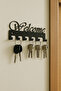 Welcome Written Metal Keychain Hanger |   Wall Mounted Stylish Key Organizer