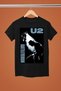 U2 Printed Cotton Short Sleeve Regular Fit Rock Tshirt
