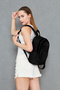 Unisex Waterproof Fabric Backpack - Medium Size Daily, School and Sports Bag - 4