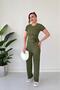 Tie-Up Bubble Suit Khaki