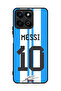 غطاء حماية لهاتف Honor Play 60 Plus 5G بتصميم Messi 10