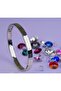 Silver Color Flat Cardier Model Bracelet Handcuffs - 2