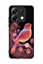 غطاء حماية لهاتف Xiaomi Poco M6 Pro 4G برسومات طيور لطيفة
