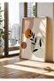 Natural Wood Framed Uv Printing Set of 3 Abstract Pattern Paintings – Modern & Stylish Wall Decor - 4