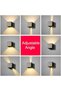 LED Aluminum Waterproof Wall Lamp,12W Black 3000K Adjustable Outdoor Garden Wall Mounted Lamp - 5