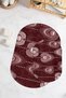 Digital Non-Slip Base Washable Oval Bath Mat Set of 2 Toilet Seat Covers