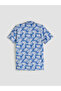Shirt Collar Boys' Pajama Set with Shorts - 3