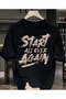 Start Printed Special Design Oversize Tshirt