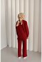 Oversized Two-Thread Fabric Tracksuit with Hem Detail and Slit Detail - 3
