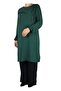 Women's Sport Tunic with Button and Stitching Detail on the Front - 3