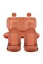 Jaguar Xj6 Leather Auto Seat Cover Front Rear Set Dressing Model Cinnamon Original Model - 2