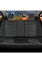 Peugeot 306 Break Platinum Leather Auto Seat Cover Front Rear Set Dressing Model Black Original Model - 4