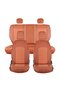 Jeep Avenger Electric Leather Auto Seat Cover Front Rear Set Dressing Model Cinnamon Original Model - 2