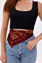 Dark Burgundy Terrazzo - Madrid Model Scarf Estascarf - 5