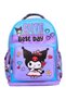 3-Piece Primary School Kuromi Printed Lilac, Girl's School Bag with Nutrition and Pen Holder - 3