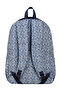 Luxury Patterned Medium Size Backpack with Monkey Keychain Gift - 5