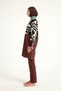 Brown Full Covered Hijab Swimsuit Fashion Show Special Design with Back Zipper M2519 - 5