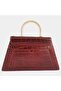 Bordeaux Leather Laetitia Crossbody bag - 2