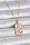 316L Stainless Steel Leo Pendant – Zodiac Sign Symbol with Sparkling Zircon Stone