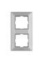 RAMĂ 2 VERTICALĂ SILVER ARKEDIA SLIM