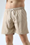 Dark Cream Men's Swim Shorts