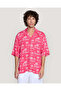 Relaxed Fit Island Print Shirt