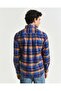 Regular Fit Checked Classic Short Sleeve Oxford Shirt - 2