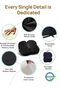 Memory Foam Coccyx Orthopedic Seat Cushion, Seat Cushion for Lower Back Pain and Sciatica Tailbone Pain Relief - 4