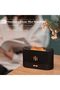 YU WELL Flame Humidifier Night Light USB Humidifier Essential Oil Diffuser (2 Brightness, Black) - 5