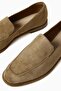 Closed Toe Suede Loafer Shoes - 4
