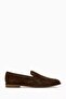 Closed Toe Suede Loafer Shoes