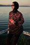Women's Hijab Slice Watermelon Printed Full Covered 3 Piece Swimsuit Set - 3