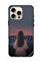 غطاء حماية لجهاز Apple iPhone 16 Pro Max بتصميم فتاة واقفة