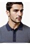Striped Button Polo Shirt - 4