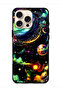 غطاء حماية لجهاز Apple iPhone 16 Pro Max بتصميم نباتات زحل