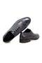 Dark Blue Color Lace-Up Genuine Leather Men's Shoes - 2