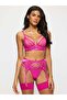 Evoke Satin & Mesh Pad Plunge