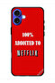 غطاء حماية لجهاز Apple iPhone 16 Plus مدمن على Netflix بنسبة 100%