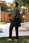 Women's Hijab Colorful Bonibon Printed Parachute Full Covered 3 Piece Swimsuit Set - 4