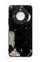 غطاء حماية لهاتف Honor X60 5G بتصميم "Look To Moon"
