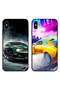 حافظتان واقيتان لهاتف Apple iPhone X بتصميم سيارة سباق وشيلبي