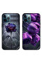 حافظتان واقيتان لهاتف Apple iPhone 12 Pro Max - زهور داكنة