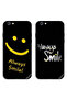 حافظتان واقيتان لهاتف Apple iPhone 6/6s، أغطية واقية، Always Smile