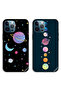 حافظتان لهاتف Apple iPhone 12 Pro Max، أغطية حماية، كواكب وفن ونجمة فضائية