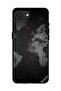 غطاء حماية لجهاز Apple iPhone 16e بتصميم خريطة العالم