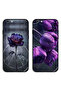 حافظتان واقيتان لهاتف Apple iPhone 6/6s، زهور داكنة