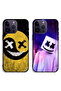 حافظتان لهاتف Apple iPhone 14 Pro Max بغطاءين واقيين رأس مارشميلو ووجه مارشميلو