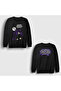 سويت شيرت أسود للجنسين مطبوع عليه ظهر Them King Diamond 556070tt